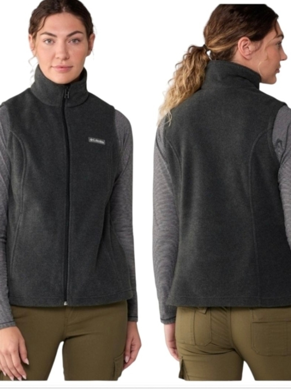 Columbia Fleece Vest Sz L